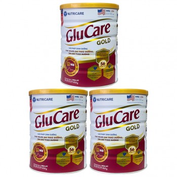 Combo 3 lon Sữa bột GluCare Gold 850g cho người tiểu đường