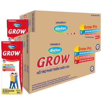 Combo 2 thùng Sữa Dielac Grow hộp 180ml cho trẻ từ 1 tuổi