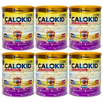 Combo 6 lon Sữa Calokid Gold 900g tăng cân khoa học cho trẻ 1-10 tuổi