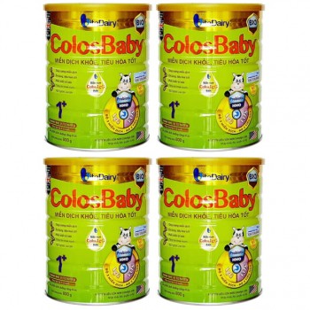 Combo 4 lon Sữa ColosBaby BIO 1+ 800g cho trẻ 1- 2 tuổi