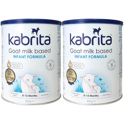 Combo 2 lon Sữa dê Kabrita số 1 lon 800g cho trẻ 0-12 tháng