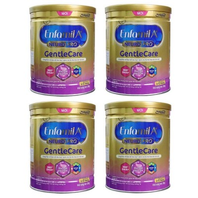 Combo 4 lon Sữa bột Enfamil A+ Gentle Care 350g cho trẻ 0-12 tháng