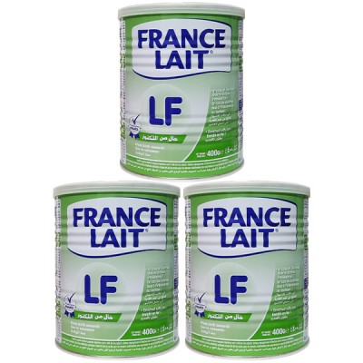 Combo 3 lon Sữa France Lait LF 400g trẻ tiêu chảy, không chứa Lactose