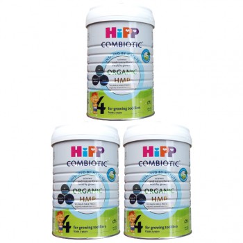 Combo 3 lon Sữa HiPP Junior Combiotic số 4 800g cho trẻ trên 3 tuổi