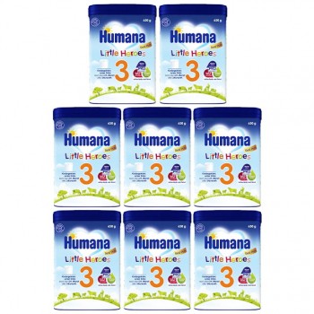 Combo 8 hộp sữa Humana Gold Plus số 3 cho trẻ từ 2 tuổi