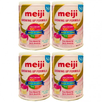 Combo 4 lon Sữa Meiji growing up formula 1-3 tuổi 800g