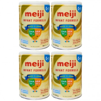 Combo 4 lon sữa Meiji Infant Formula 0-1 tuổi 800g