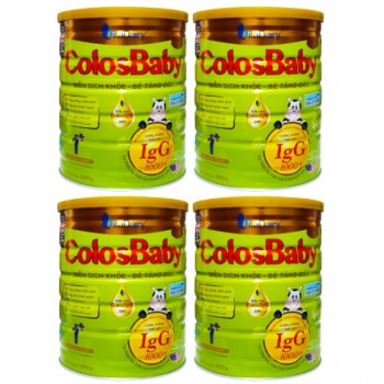 Combo 4 lon Sữa non Colosbaby Gold 1+ lon 800g cho trẻ 1-2 tuổi