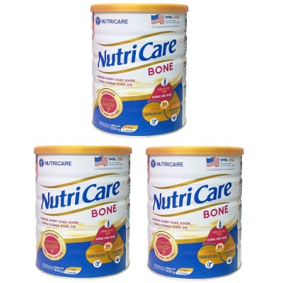 Combo 3 lon Sữa Nutricare Bone hộp 850g hỗ trợ xương khớp