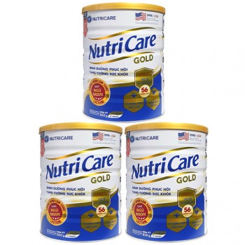 Combo 3 lon Sữa NutriCare Gold 850g cho người lớn tuổi
