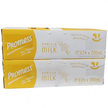 Combo 2 thùng Sữa tươi Pháp Promess vị vani hộp 200ml
