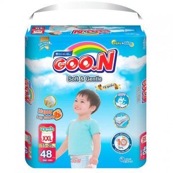 Combo 2 bịch tã Goon Soft and Gentle Size XXL 48 miếng cho trẻ 15-25kg