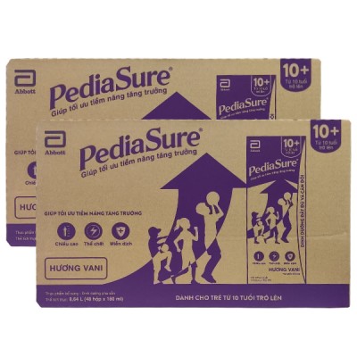 Combo 2 thùng Sữa Pediasure 10+ hộp pha sẵn 180ml cho trẻ từ 10 tuổi