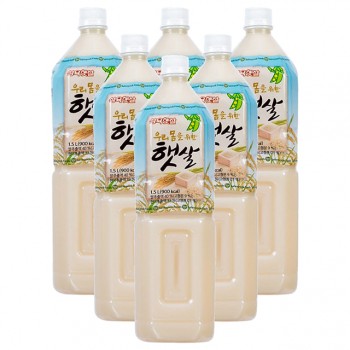 Combo 6 chai nước gạo Hàn Quốc SahmYook chai 1,5 Lít