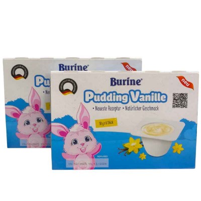 Burine Pudding vị vani cho bé từ 6 tháng Burine Pudding vị vani cho bé từ 6 tháng