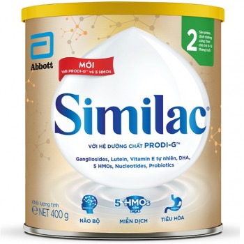 Sữa Similac IQ Plus HMO số 2 lon 400g cho trẻ 6-12 tháng tuổi