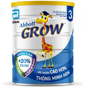 Sữa bột Abbott Grow số 3 lon 900g cho trẻ 1-2 tuổi