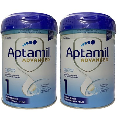 Combo 2 lon Sữa Aptamil Advanced Anh số 1 lon 800g cho trẻ 0-6 tháng tuổi