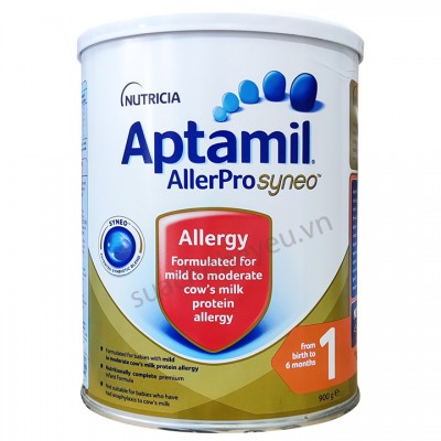 Sữa Aptamil AllerPro SYNEO số 1 lon 900g cho trẻ 0-6 tháng