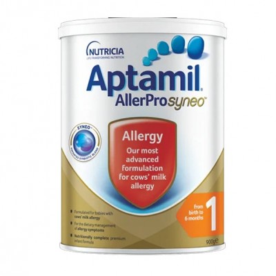 Sữa Aptamil AllerPro SYNEO số 1 lon 900g cho trẻ 0-6 tháng