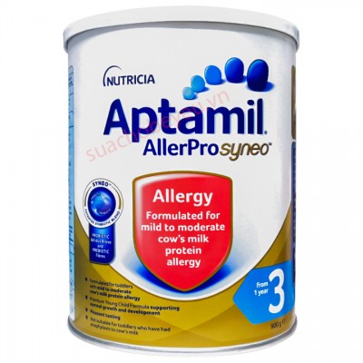 Sữa Aptamil AllerPro SYNEO số 3 lon 900g cho trẻ từ 1 tuổi