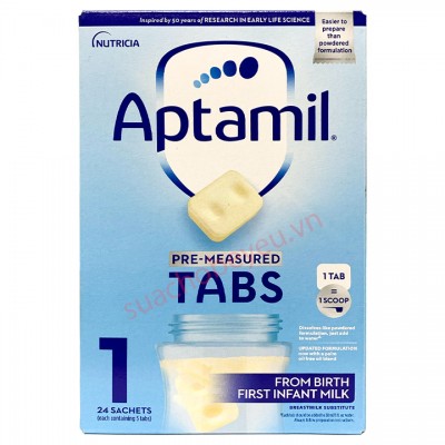 Sữa Aptamil thanh hộp 552g cho trẻ từ 0-6 tháng tuổi
