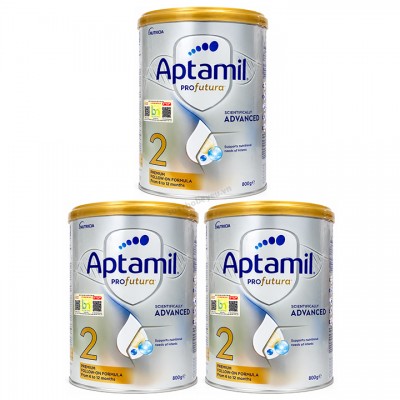 Thùng sữa Aptamil Profutura Úc số 2 lon 800g cho trẻ 6-12 tháng