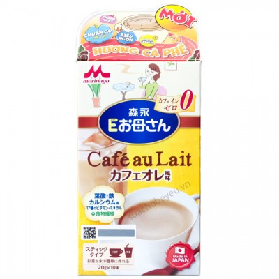 Sữa bầu Morinaga nội địa Nhật vị Cafe, 20g x 10 gói