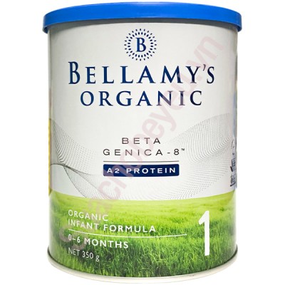 Sữa Bellamy's Organic đạm A2 số 1 lon 350g cho trẻ 0-6 tháng tuổi