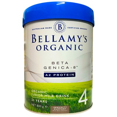 Sữa Bellamy's Organic đạm A2 số 4 lon 800g cho trẻ trên 2 tuổi