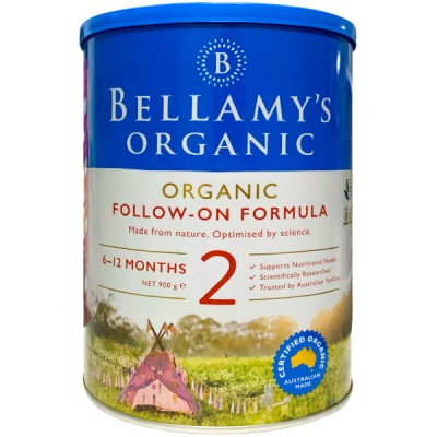 Sữa Bellamy's Organic Úc số 2 lon 900g cho trẻ 6-12 tháng tuổi