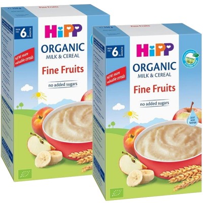 Combo 2 hộp Bột sữa Hipp Organic hoa quả tổng hợp Fine Fruits