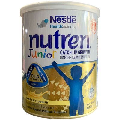 Sữa bột Nutren Junior lon 400g cho trẻ 1-12 tuổi