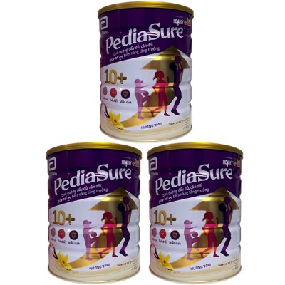 Combo 3 lon Sữa bột Pediasure 800g cho trẻ từ 10 tuổi trở lên