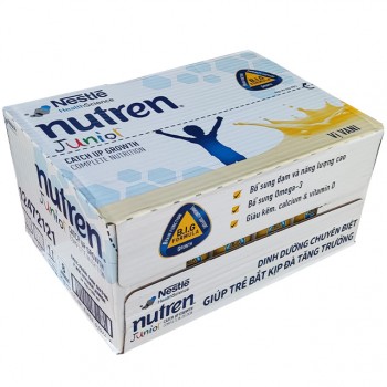 Thùng sữa bột pha sẵn Nutren Junior hộp 200ml