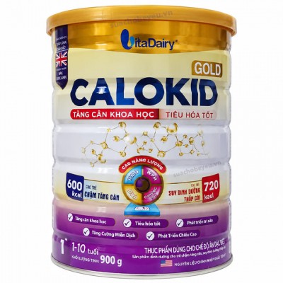 Sữa Calokid Gold lon 900g tăng cân khoa học cho trẻ 1-10 tuổi