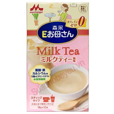 Sữa cho mẹ bầu Morinaga Milk Tea hộp giấy 216g