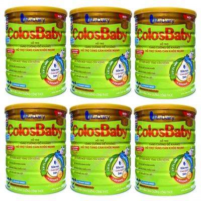 Combo 6 lon Sữa Colosbaby Gold 2+ lon 800g cho trẻ trên 2 tuổi