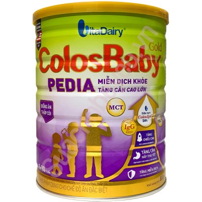 Sữa Colosbaby Gold Pedia lon 800g cho trẻ từ 1-10 tuổi