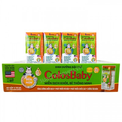Sữa bột pha sẵn Colosbaby IQ Gold hộp 110ml cho trẻ từ 1 tuổi