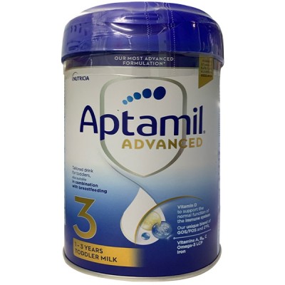Sữa Aptamil Advanced Anh số 3 lon 800g cho trẻ từ 1-3 tuổi