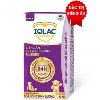 Sữa IQlac Colostrum Premium hộp 110ml cho trẻ Biếng ăn Suy Dinh Dưỡng