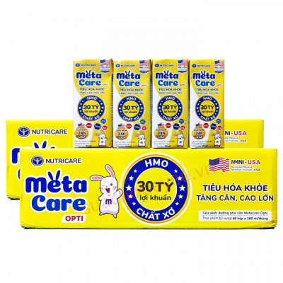 Combo 2 thùng Sữa Metacare Opti hộp 180ml cho trẻ từ 1 tuổi Combo 2 thùng Sữa Metacare Opti hộp 180ml cho trẻ từ 1 tuổi