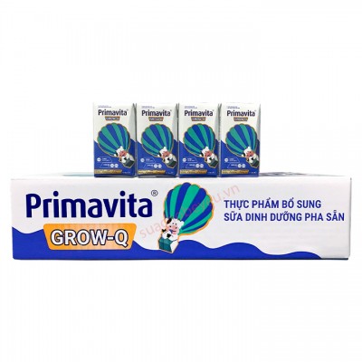 Thùng Sữa pha sẵn tăng chiều cao Primavita Grow-Q hộp 110ml