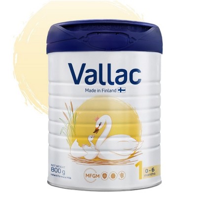 Sữa Vallac số 1 lon 800g cho trẻ từ 0-6 tháng