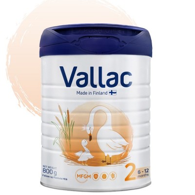 Sữa Vallac số 2 lon 800g cho trẻ từ 6-12 tháng
