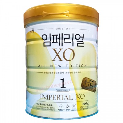 Sữa XO số 1 nội địa Hàn Quốc lon 800g cho trẻ 0-6 tháng tuổi