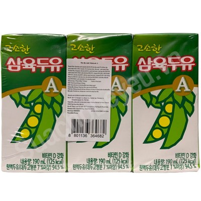 Sữa đậu nành SahmYook hộp 190ml