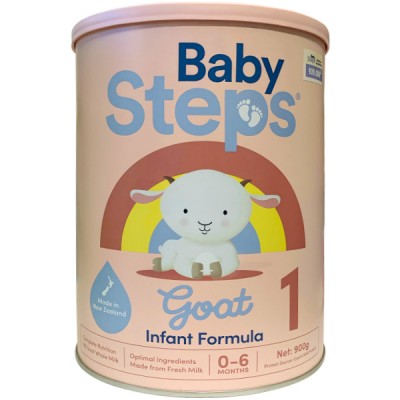 Sữa dê Baby Steps số 1 lon 900g cho trẻ từ 0-6 tháng