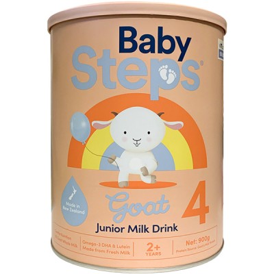 Sữa dê Baby Steps số 4 lon 900g cho trẻ từ 2 tuổi trở lên